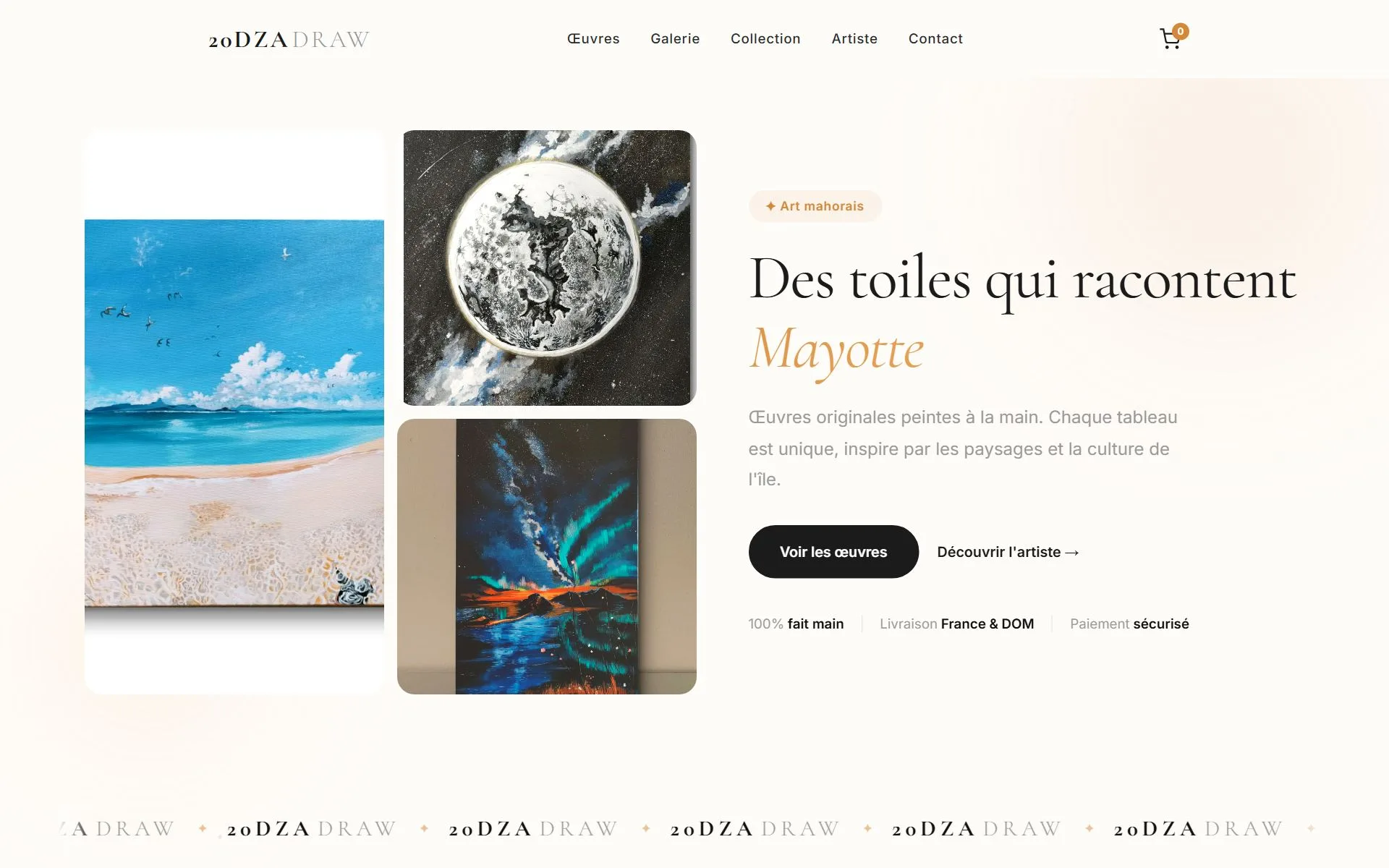 Aperçu du site 20DZA-Draw
